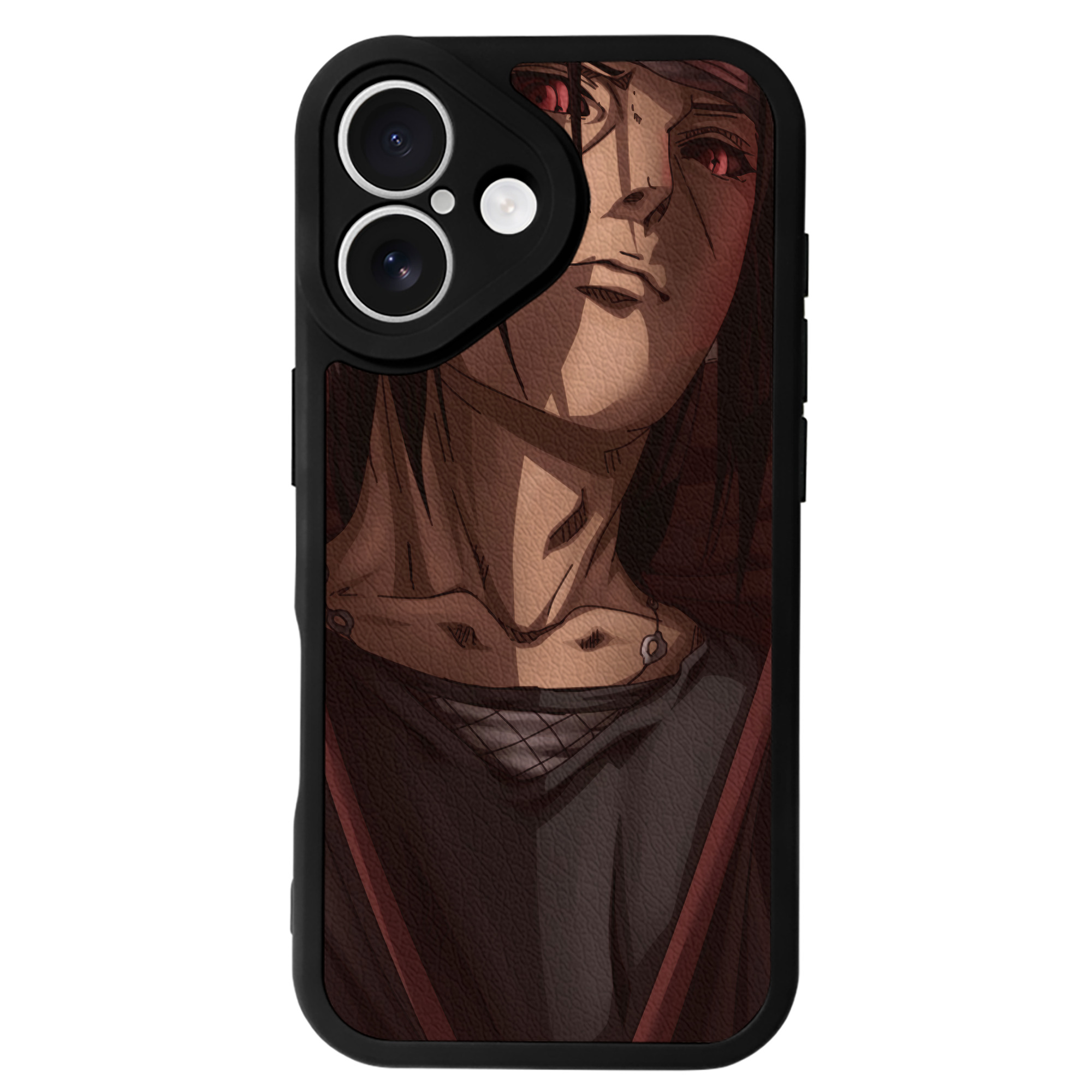 （画像用） NARUTO -ナルト- NARUTO -ナルト- 疾風伝 【iPhone 16シリーズ対応】シリコンスマホケース（レザー調） 材質：シリコン